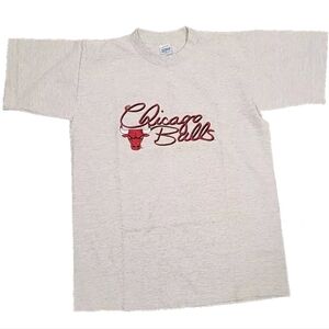 Vintage Chicago Bulls 1990s Salem Sportswear NBA T-Shirt Size Medium